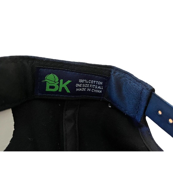 Nile Cannon Railway Embroidered Black Snap Back Hat - Picture 7 of 7